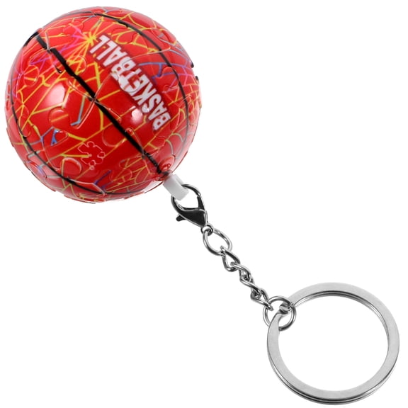 OFFIGAM Plastic Basketball Keychain Pendant for Sports Fans, Special Events, , and Accessories