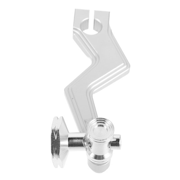 OFFIGAM Black Aluminum Alloy Motorcycle Brake Pedal Rocker Arm Z Shaped Design for Durability