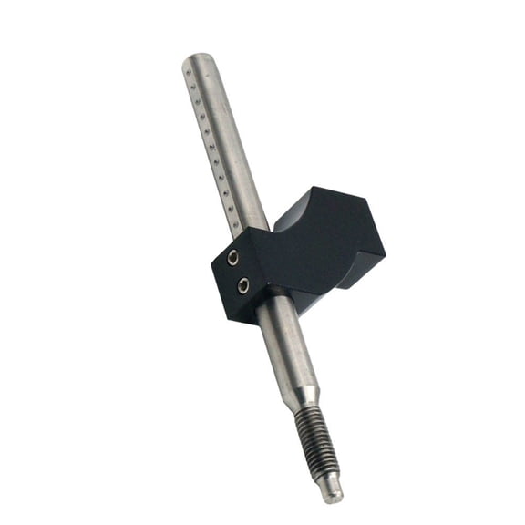 OFFIGAM Black Car Height Adjuster Lever Gear Knob Extender Smooth Round Surface