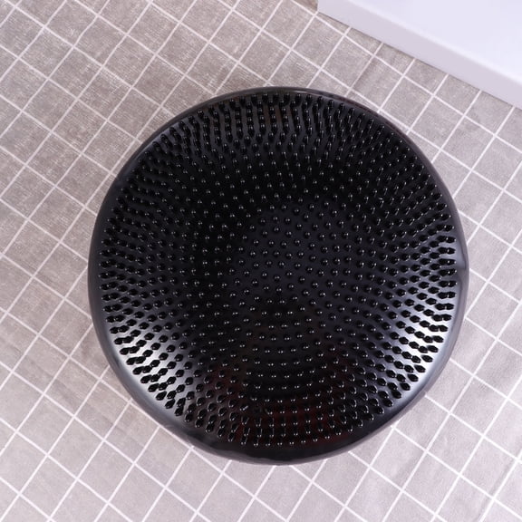 OFFIGAM Inflatable Wobble Cushion Black for Exercise Core Stability and Posture Improvement