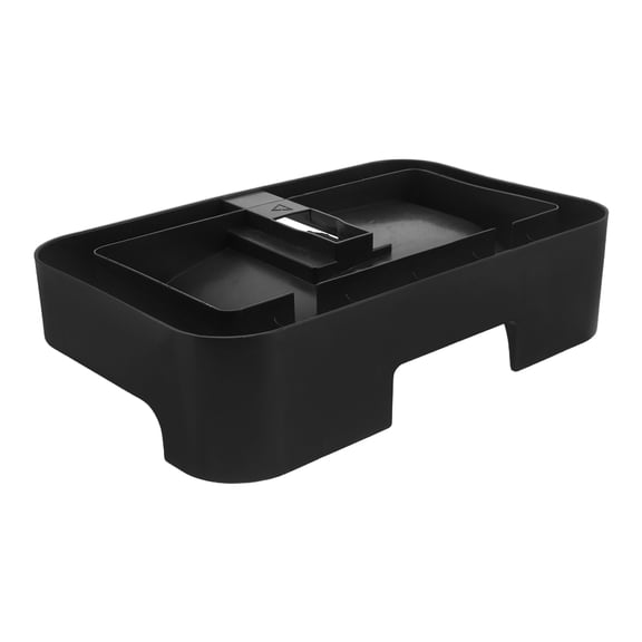 OFFIGAM Black Plastic Refrigerator Condensate Drain Tray with Anti Overflow Feature