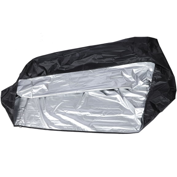 OFFIGAM Snow Blower Cover, Black Polyester Protective Cover for Snow Blowers, Weather Resistant