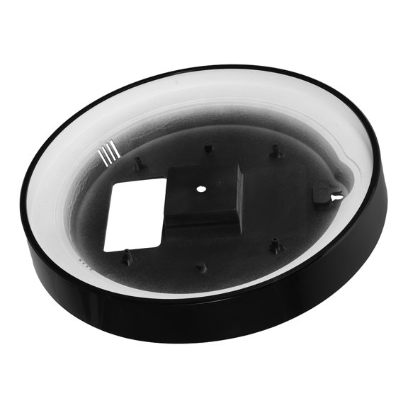 OFFIGAM Black Round Plastic Back Cover for 12 Inch Wall Clock Frame Replacement