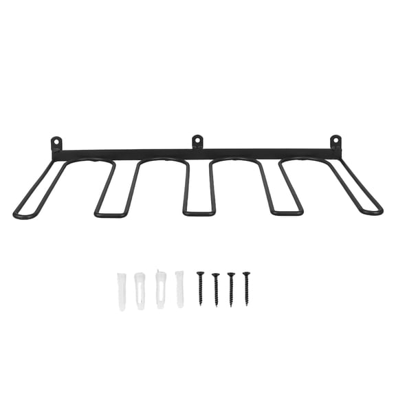 OFFIGAM Wall-Mounted Boot Rack with Foldable Space-Saving Design for Closet and Entryway Shoe Storage Organizer
