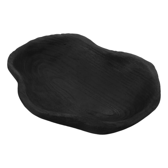 OFFIGAM Black Wooden Birdbath Basin Replacement with Weather Resistant Construction for Outdoor Use