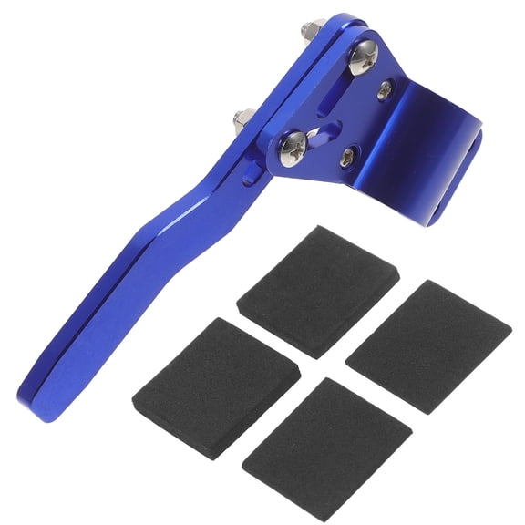 OFFIGAM Blue Aluminum Alloy Car Steering Wheel Signal Extension Lever Easy Install Adjustable 12.5 Inches