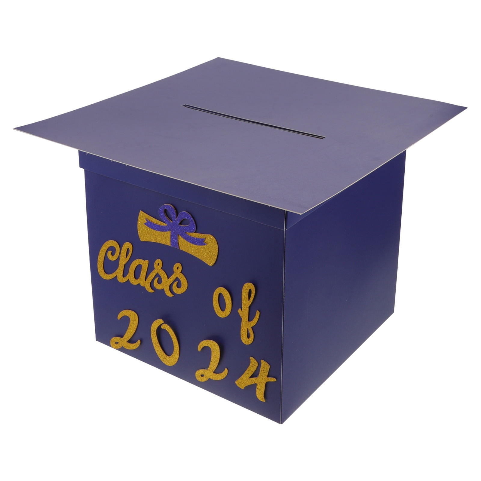 OFFIGAM Blue Graduation Message Box for Parties Graduation Card Box ...