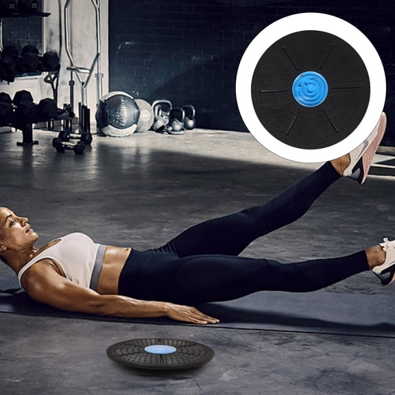 OFFIGAM Black Step Platform for Exercise Enhances Core Stability and Balance
