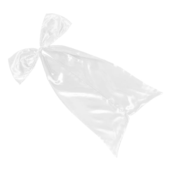 OFFIGAM White Polyester Bow for Bridal Showers, Bachelorette Parties, Weddings, and Special Occasions Decoration