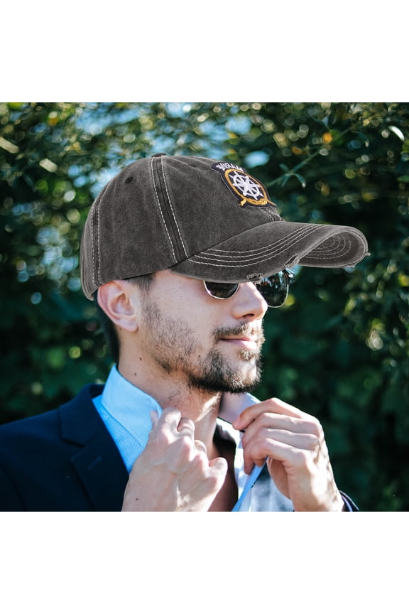 Unisex Black Baseball Cap Cotton Material for Outdoor Sports and Casual Use