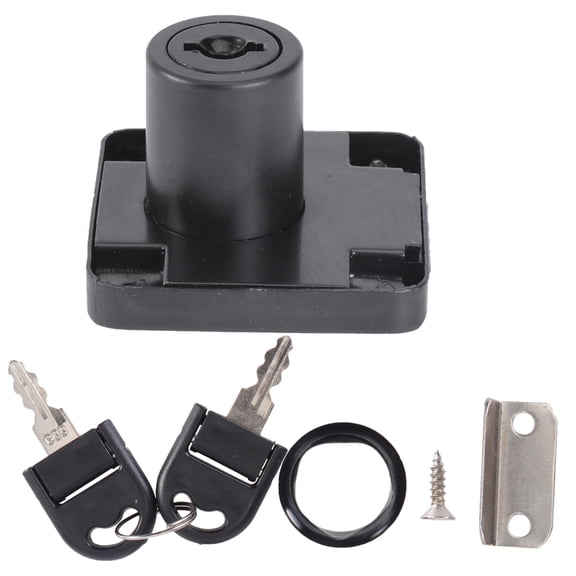 OFFIGAM Zinc Alloy Cabinet Door Locks Set of 1 Cylindrical Lock for Home Safety and Childproofing