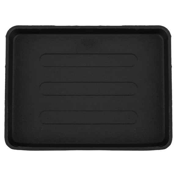 OFFIGAM Cast Iron Barbecue Grill Plate for Outdoor Cooking Perfect for Steak Vegetables Black 20.5 x 11.5 inches