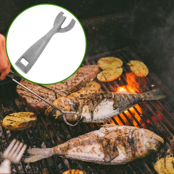 OFFIGAM Cast Iron Sizzle Platter Handle with Non Slip Grip for Cooking and Serving Steak Dishes