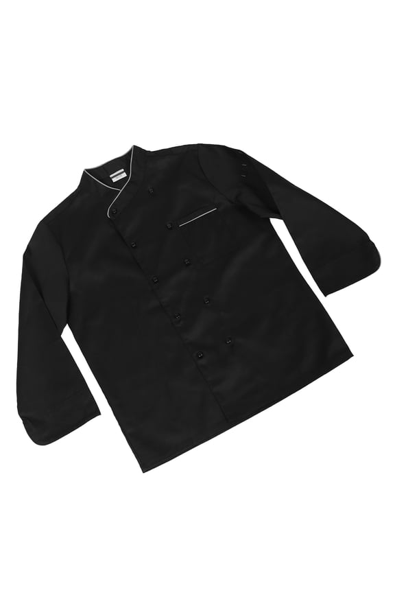 Chef Coat Unisex Long Sleeve Jacket Protective and Comfortable Kitchen Wear