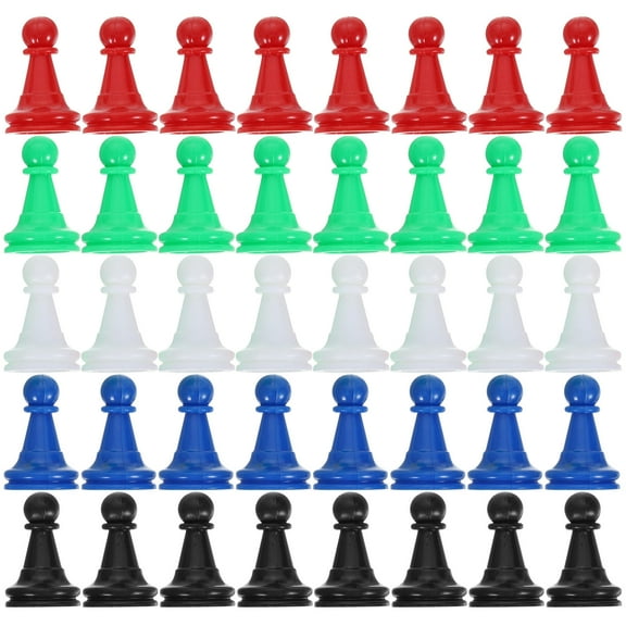 OFFIGAM 96-Piece Plastic Chess Pieces Set for Board Games, Family Fun, and Educational Activities