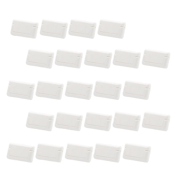 OFFIGAM Childproof Socket Cover Durable PP Material Smooth Surface Electrical Safety 24Pcs