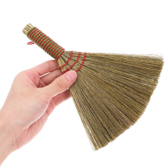 OFFIGAM Handwoven Chinese Miscanthus Broom - Multi-Purpose Household Cleaning Brush, and , 1 Piece