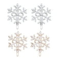 thumbnail image 1 of OFFIGAM Christmas Snowflake Hair Clips 4PCS Silver Golden Alloy Hair Barrettes for Women Girls 1.97*1.57 Inch, 1 of 10