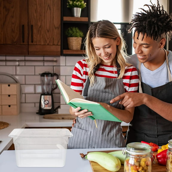 OFFIGAM Multipurpose Food Clear Pan Food Storage Container Transparent 1 Set