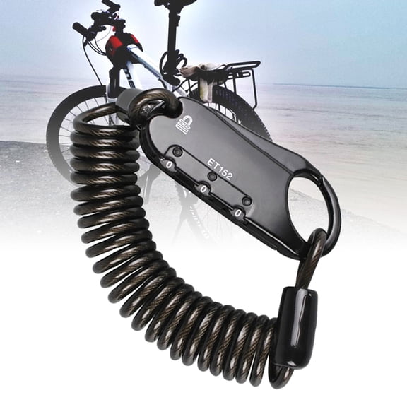 OFFIGAM Combination Cable Lock Digit Bike Lock for Wheels and Luggage Security