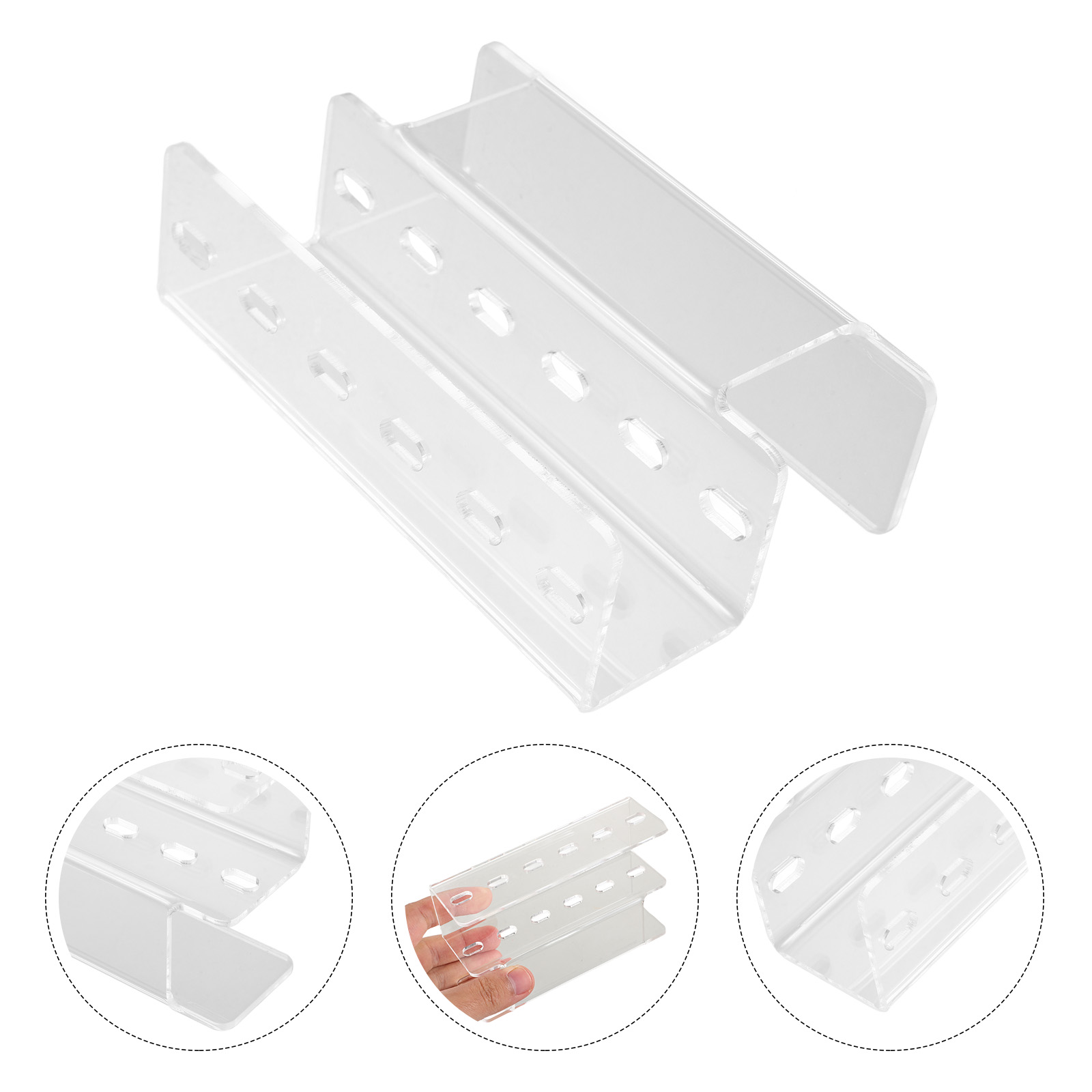 Social Tools Extension OFFIGAM Compact Acrylic Tweezers Storage Holder for Makeup Tools and ...