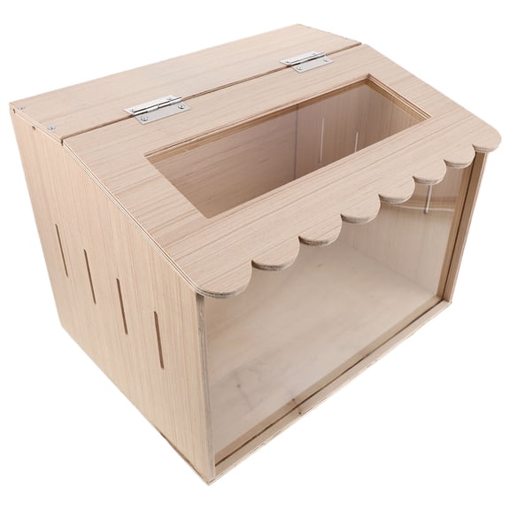 OFFIGAM Compact Beige Chick Brooder Box for Quail Rearing, Layered Space, Adjustable Temperature Control, Indoor Use