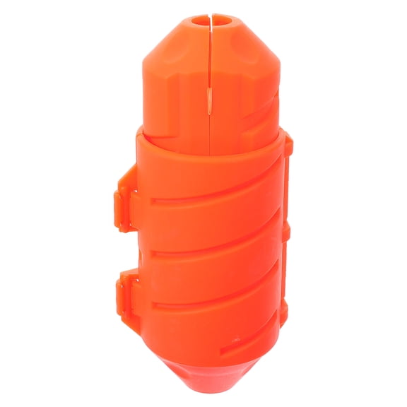 OFFIGAM Compact Orange Weatherproof Junction Box for Outdoor Electrical Connections
