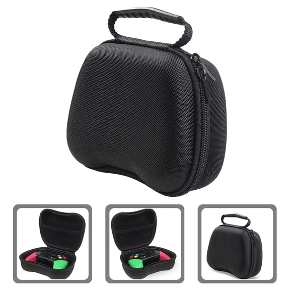 OFFIGAM Travel Controller Storage Bag with Handle, Spacious Interior, Oxford Cloth, EVA , Soft Velour Lining