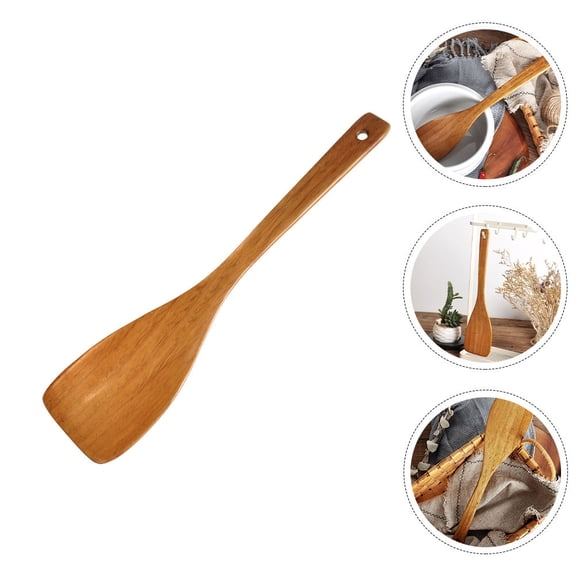 OFFIGAM Wooden Cooking Spatula Non-Stick Pot Safe Kitchen Tool for Home Use 1 Pack