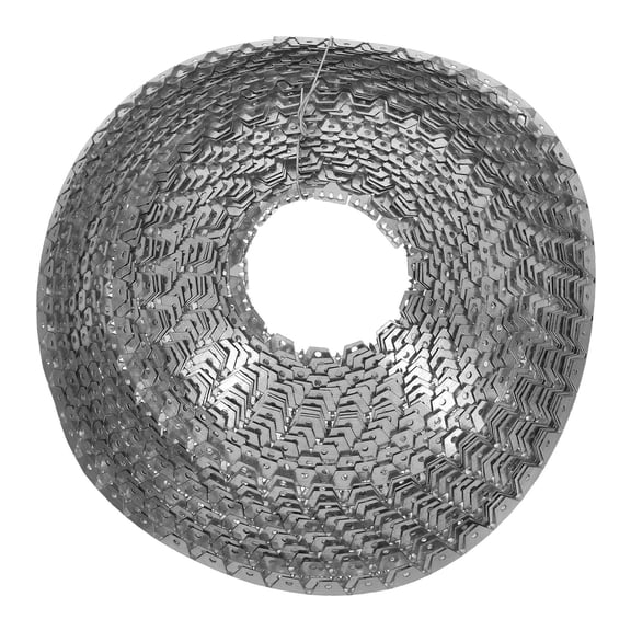 OFFIGAM Corner Trim Molding Silver Iron With Decorative Border 1 Roll