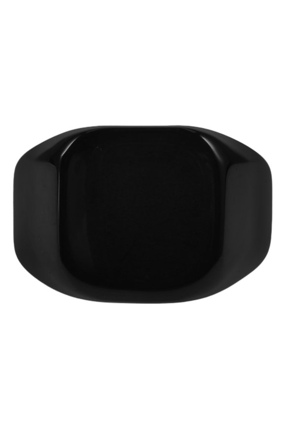 Creative Titanium Steel Ring Square Shape Finger Decoration Lightweight and Durable