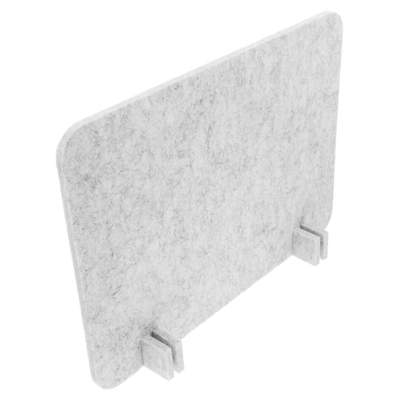 OFFIGAM Cubicle Partition Desk Divider Felt Light Grey Office Desk Privacy Enhancement 1Pcs