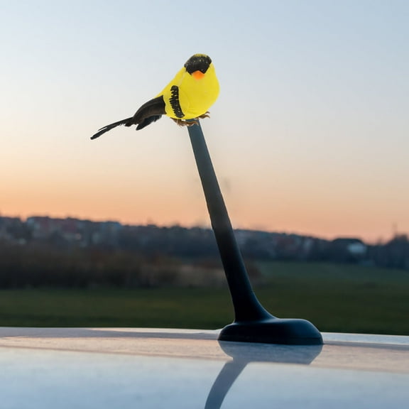 OFFIGAM Cute Cartoon Car Antenna Ball for Roof Decoration Multi Color Durable Easy Installation Plastic