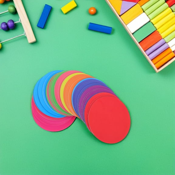 OFFIGAM Decorative Cutout Paper for School Bulletin Boards, Classroom Setup, Multi-Color, 120 Glue Points for