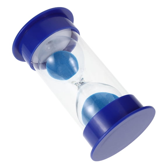 OFFIGAM Round Blue Plastic Hourglass, Accurate Timing, Daily Use, Clear Viewing