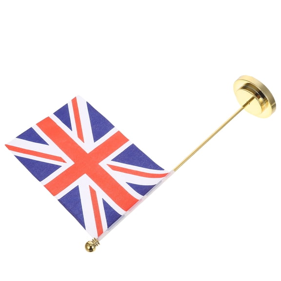 OFFIGAM Decorative Table Flag Set with Polyester Flags and Sturdy Iron Base for Office, Conference, Meeting Decor