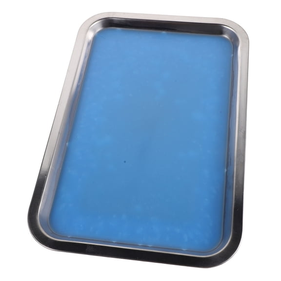 OFFIGAM Stainless Steel Dissection Tray with Wax Lined for Biology Lab Experiments, Classroom Science Supplies