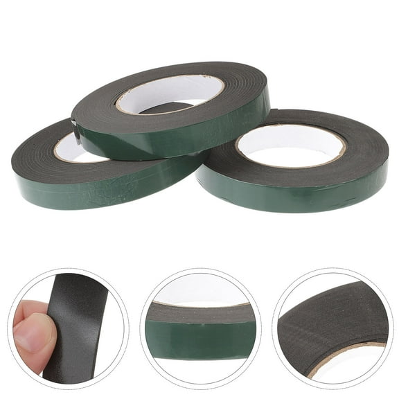 OFFIGAM Portable Black Eva Sponge Tape for Home Window Door Seal and Furniture Trim