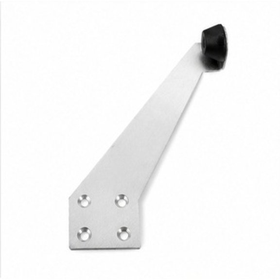 OFFIGAM Silent Buffering Door Stopper Stainless Steel Wall Protector Black