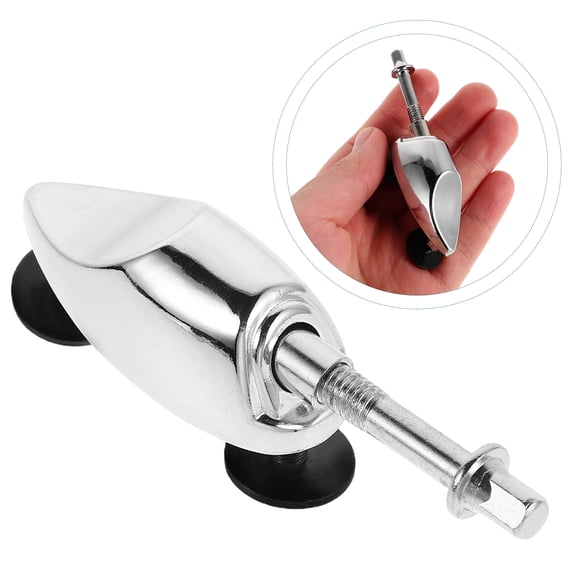OFFIGAM Drum Hardware For Drums Hardware Silver Metal Drum Leg Bracket Mount Replacement 1Set