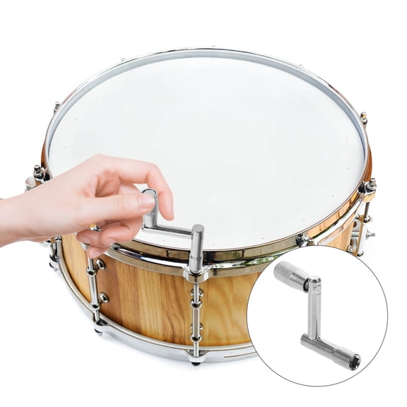 OFFIGAM Metal Drum Tuning Tool Silver Essential Accessory for Drummers and Percussion