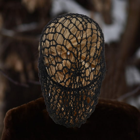 OFFIGAM Black Hair Nets for Women, Soft Crochet Mesh Cap for Sleeping and Hair , 1 Count