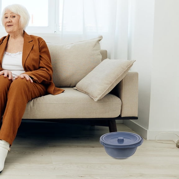 OFFIGAM portable toilet for camping Chamber Pot Dark Grey 1Pack