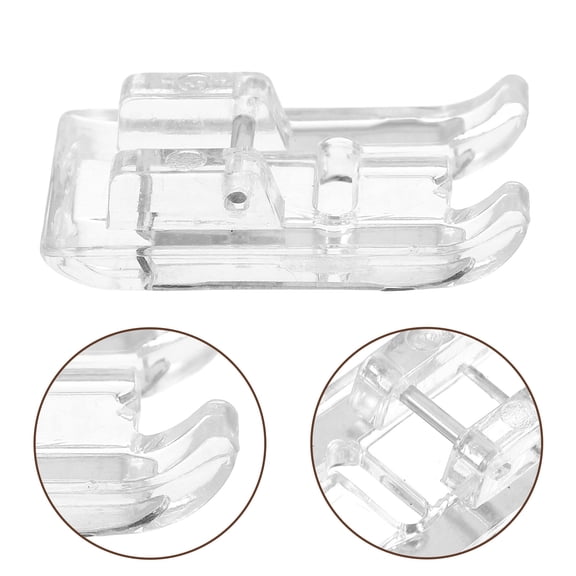 OFFIGAM Durable Hard Metal and Plastic Sewing Machine Presser Foot for Edge Stitching
