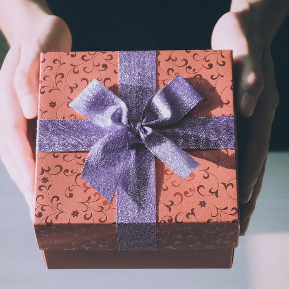 OFFIGAM Durable Lavender Polyester Pack Ribbon for Crafts and Party Decor, Reusable for DIY Projects, 2CM