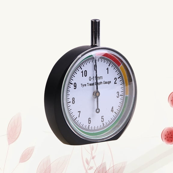 OFFIGAM Multi-Color Tire Tread Depth Gauge for Cars with Clear Numbers, Compact Size, Easy-to-Use and Accurate Measurement Tool