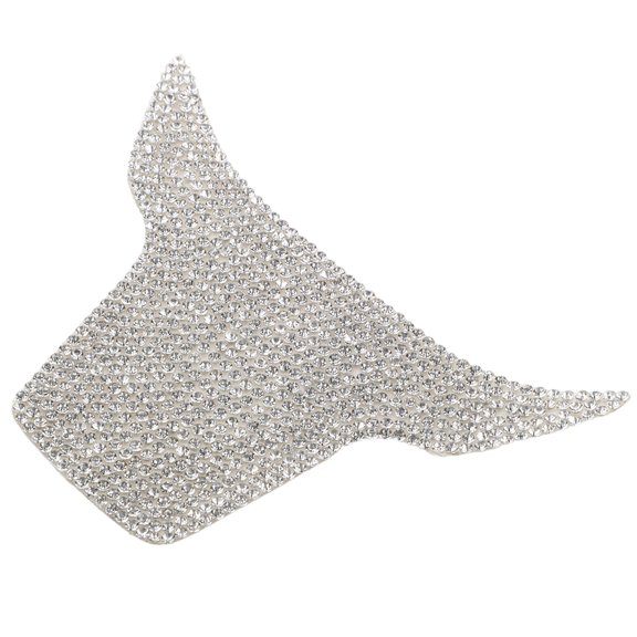 OFFIGAM Durable Plated Silver Bling Car Trim Sticker for Dashboard Console Protection