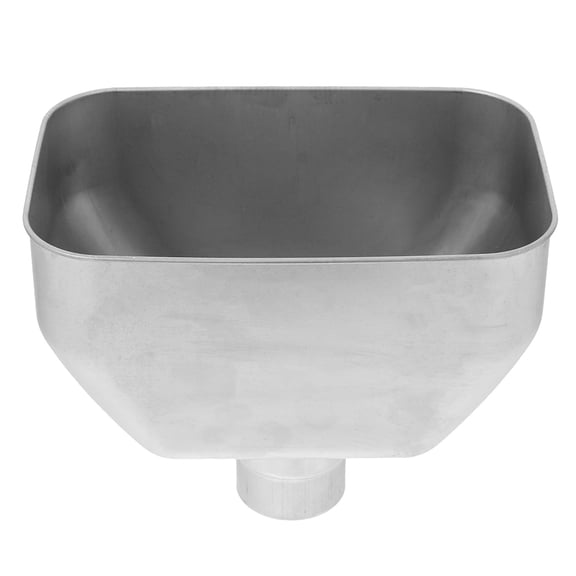 OFFIGAM Sleek Plated Silver Gutter Downspout Extension Accessory for Roof Drainage