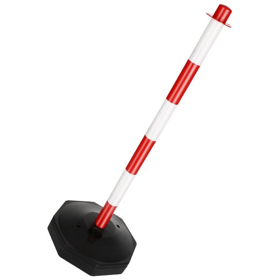 OFFIGAM Durable Red Safety Column Water Fillable Road Barrier Warning Pile for Traffic Control