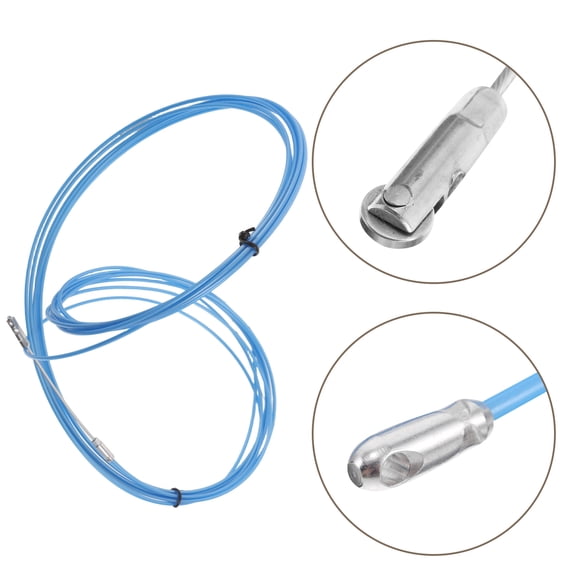 OFFIGAM Electric Wire Pulling Tool Sky Blue with Steel Cable Design for Home Conduit and Cable Management